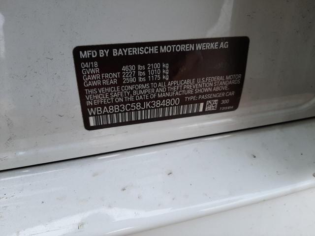 2018 BMW 340 I WBA8B3C58JK384800