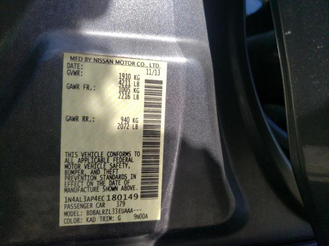 2014 NISSAN ALTIMA 2.5 - 1N4AL3AP4EC180149