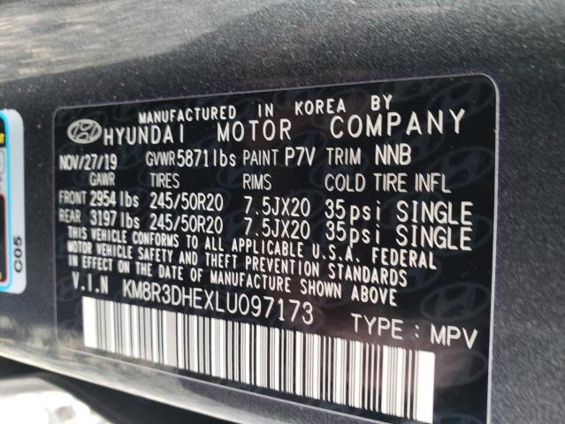 2020 HYUNDAI PALISADE S KM8R3DHEXLU097173