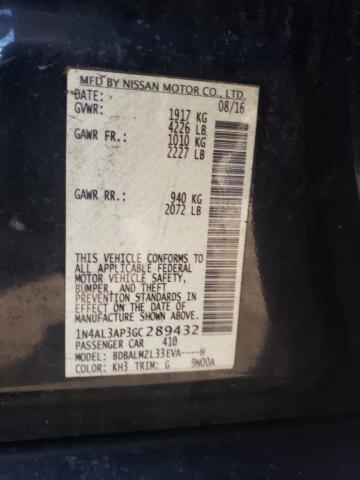 2016 NISSAN ALTIMA 2.5 1N4AL3AP3GC289432