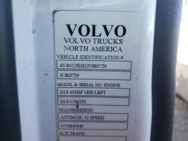 2018 VOLVO VN VNL 4V4NC9EH2JN885729