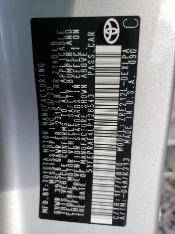 2020 TOYOTA COROLLA LE 5YFEPRAE4LP128543