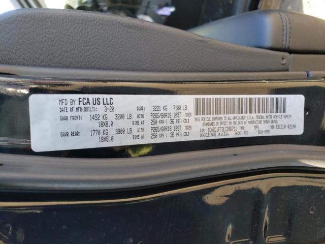 2020 DODGE DURANGO SS 1C4SDJFT3LC286711