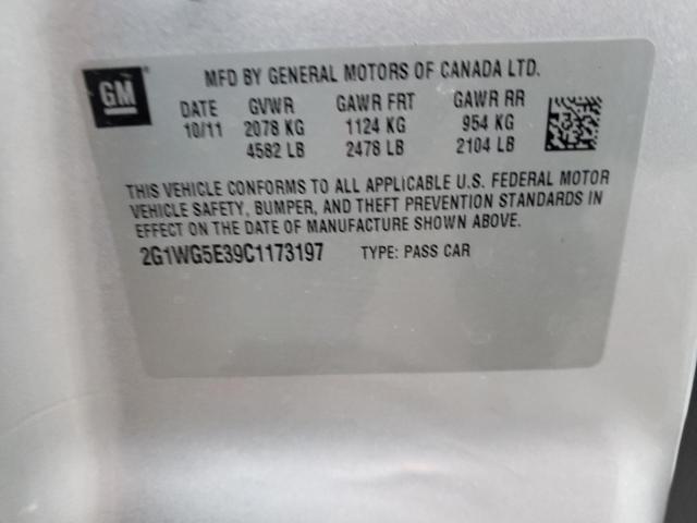 2G1WG5E39C1173197 Chevrolet Impala Lt 2012. Фото: 9