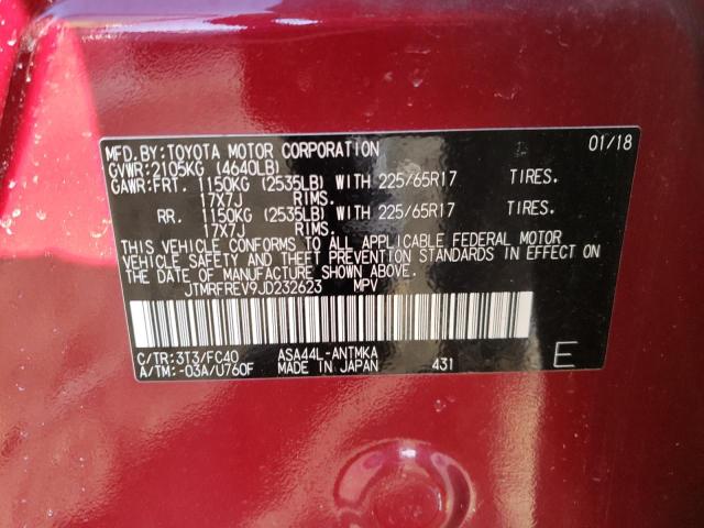 2018 TOYOTA RAV4 ADVEN JTMRFREV9JD232623