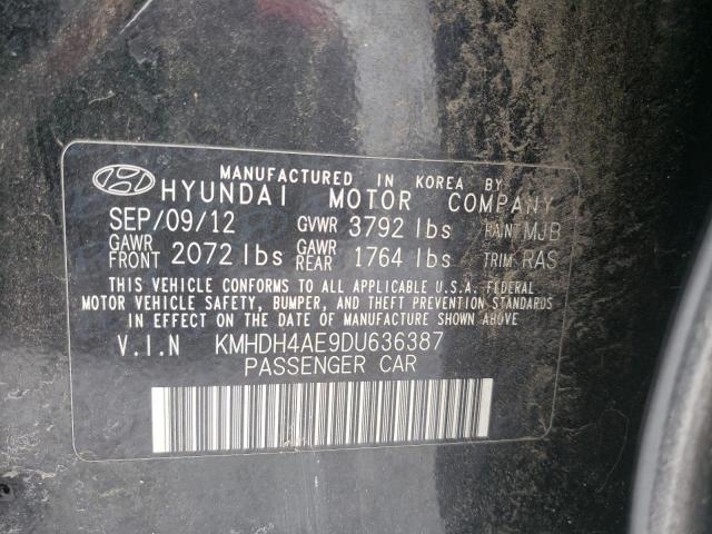 2013 HYUNDAI ELANTRA GL - KMHDH4AE9DU636387