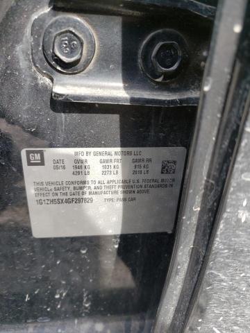 2016 CHEVROLET MALIBU PRE 1G1ZH5SX4GF297829