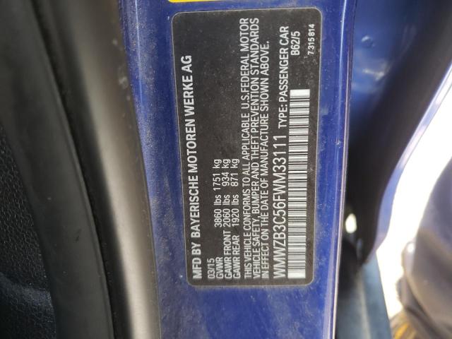 2015 MINI COOPER COU WMWZB3C56FWM33111