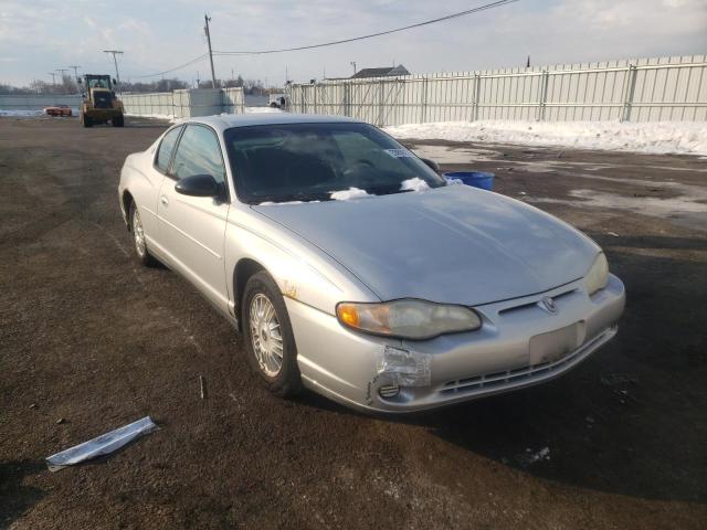 Salvage cars for sale from Copart Dyer, IN: 2000 Chevrolet Monte Carl