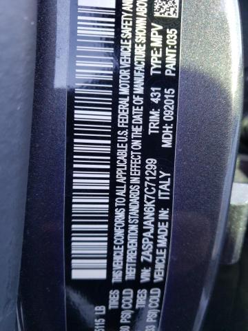 2019 ALFA ROMEO STELVIO ZASPAJAN6K7C71299