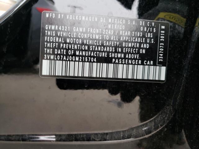 2016 VOLKSWAGEN JETTA SEL - 3VWL07AJ0GM215704