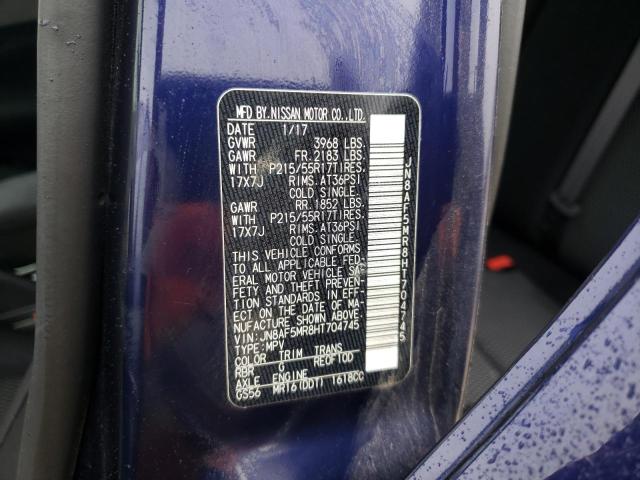 JN8AF5MR8HT704745 Nissan Juke S 2017. Фото: 9