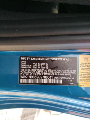 2016 BMW M2 WBS1H9C59GV786041