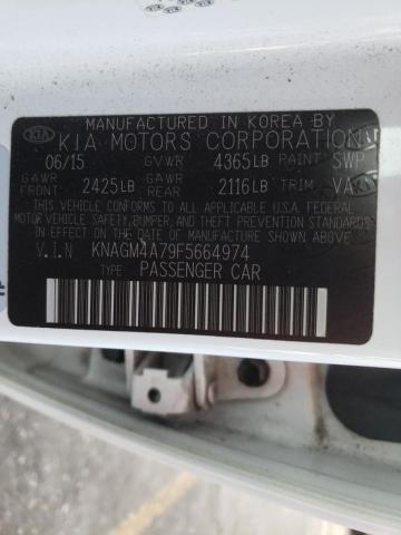 2015 KIA OPTIMA LX KNAGM4A79F5664974