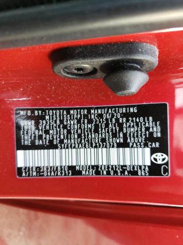 2020 TOYOTA COROLLA LE - 5YFEPRAE6LP137079