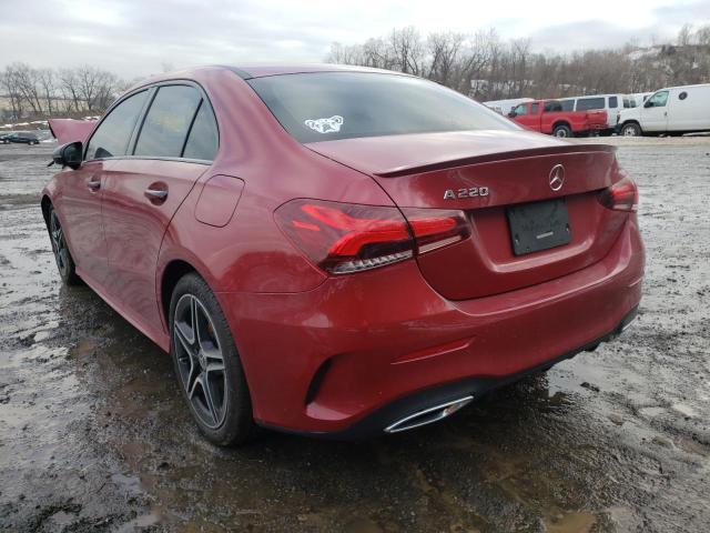 2020 MERCEDES-BENZ A 220 4MAT W1K3G4FB1LJ224116