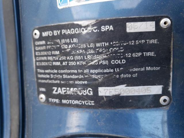 2014 VESPA 946 ZAPM808G7E5000405