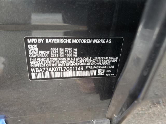 2020 BMW 228XI WBA73AK07L7G01149