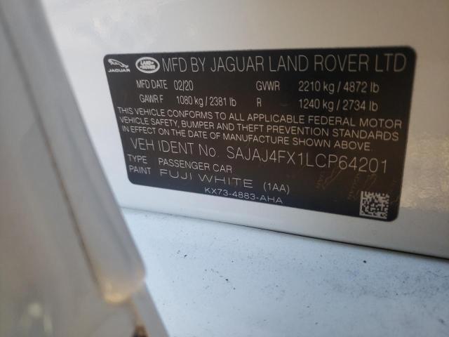 2020 JAGUAR XE S SAJAJ4FX1LCP64201
