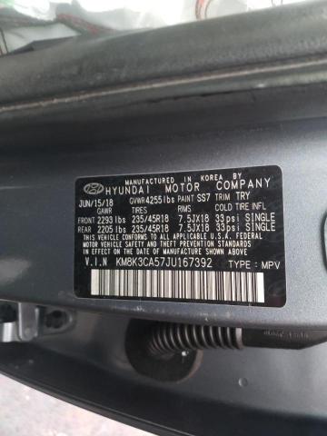 2018 HYUNDAI KONA LIMIT KM8K3CA57JU167392