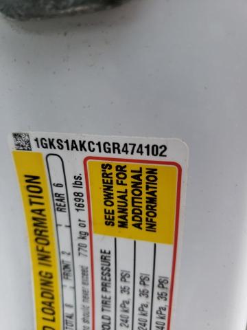 2016 GMC YUKON SLE 1GKS1AKC1GR474102