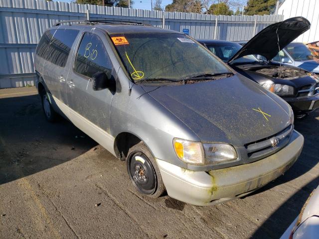Toyota salvage cars for sale: 2000 Toyota Sienna LE