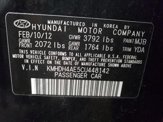 2012 HYUNDAI ELANTRA GL - KMHDH4AE5CU448142