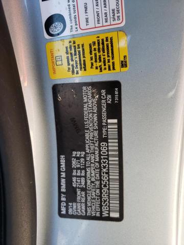 2015 BMW M4 WBS3R9C56FK331069