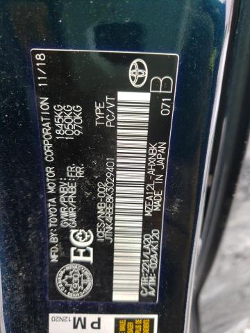 2019 TOYOTA COROLLA SE - JTNK4RBE8K3029401