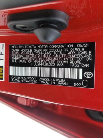 2022 TOYOTA PRIUS LE JTDL9MFU8N3031863