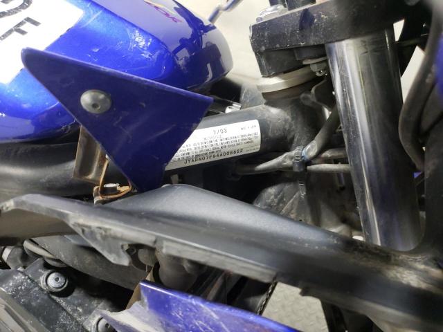 2004 YAMAHA FZS10 JYARN07E94A008622