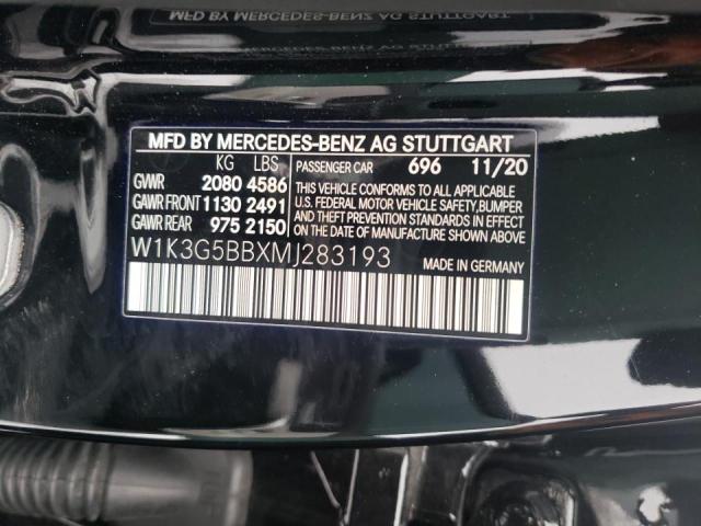 2021 MERCEDES-BENZ A 35 AMG W1K3G5BBXMJ283193