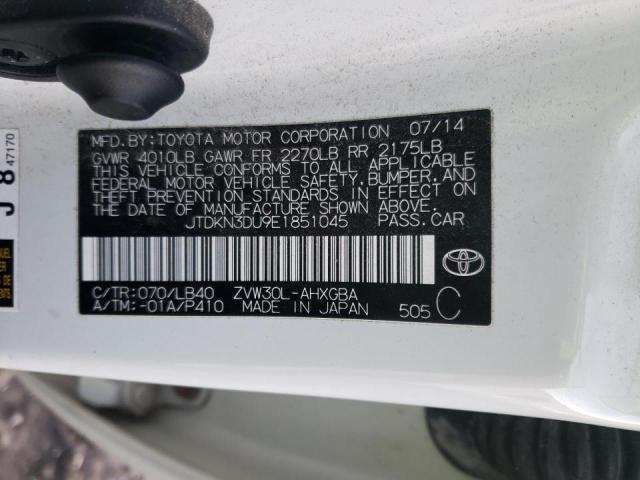 JTDKN3DU9E1851045 Toyota Prius 2014. Фото: 9