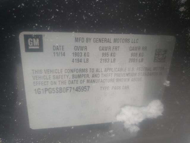 2015 CHEVROLET CRUZE LTZ - 1G1PG5SB0F7145957