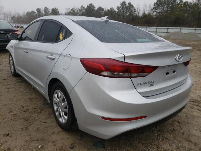 KMHD74LF7HU350780 Hyundai Elantra Se 2017. Фото: 2