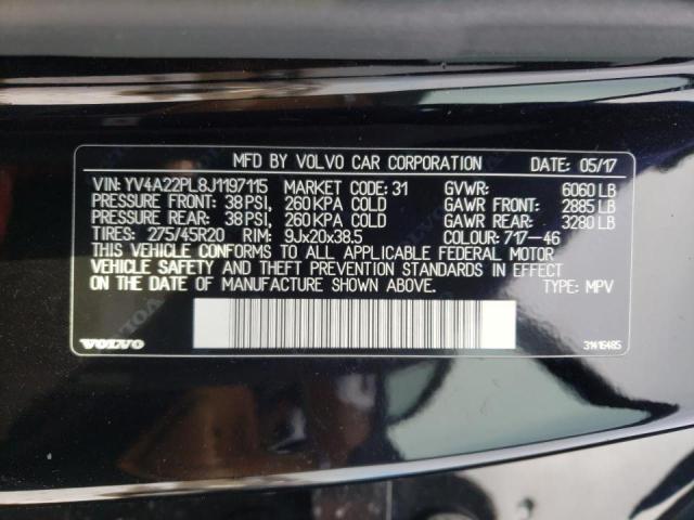 2018 VOLVO XC90 T6 - YV4A22PL8J1197115