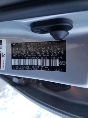 4T1BK1FK9CU515721 Toyota Camry Se 2012. Фото: 9