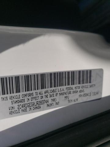 2C4RDGEG0JR283744 Dodge Grand Cara 2018. Фото: 9