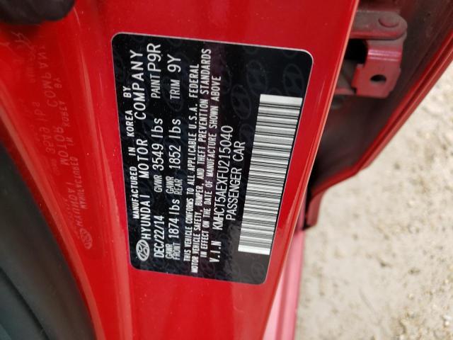 2015 HYUNDAI ACCENT GS KMHCT5AEXFU215040