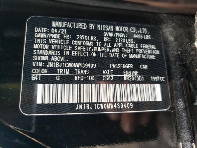 2021 NISSAN ROGUE SPOR - JN1BJ1CW0MW439409