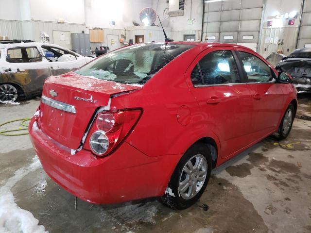 1G1JC5SH0E4136505 Chevrolet Sonic Lt 2014. Фото: 3
