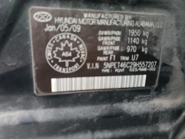 5NPET46C29H557207 Hyundai Sonata Gls 2009. Фото: 9