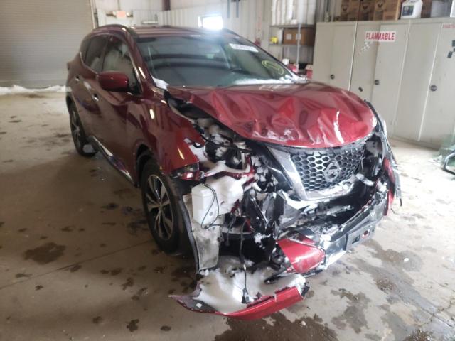 Salvage cars for sale from Copart Amarillo, TX: 2020 Nissan Murano SV