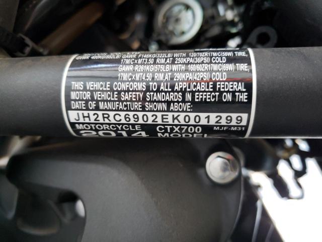 2014 HONDA CTX700 JH2RC6902EK001299