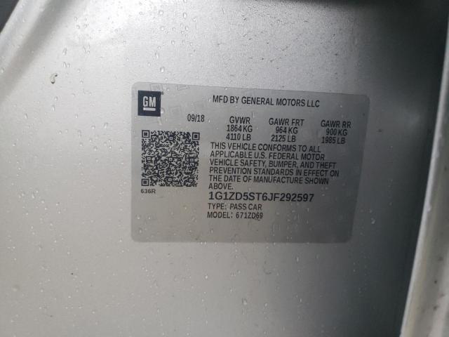 2018 CHEVROLET MALIBU LT 1G1ZD5ST6JF292597