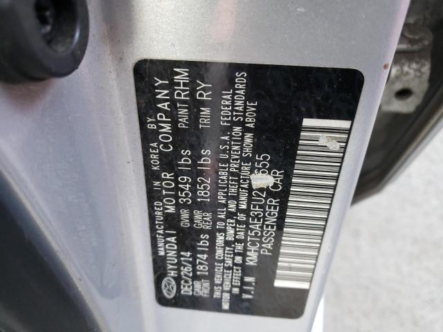 2015 HYUNDAI ACCENT GS KMHCT5AE3FU215655