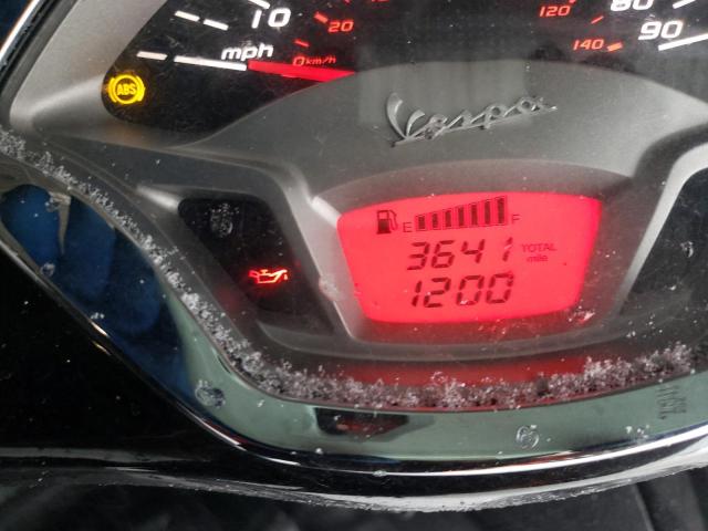 2015 VESPA GTS 300 SU ZAPM459L6F5100534