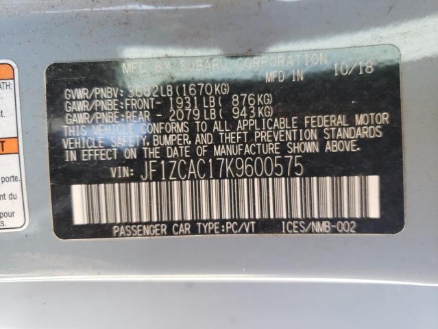 JF1ZCAC17K9600575 Subaru Brz Limited