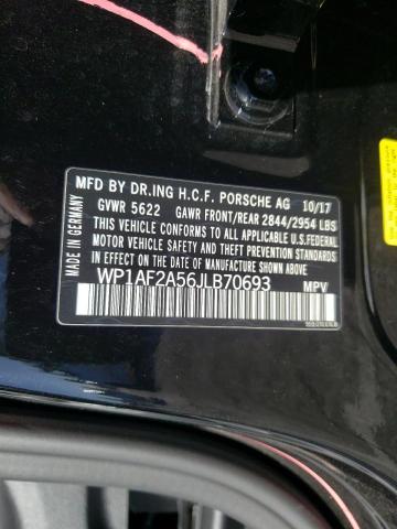 2018 PORSCHE MACAN TURB WP1AF2A56JLB70693