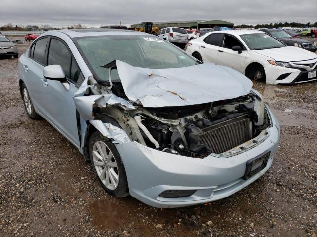 Vehiculos salvage en venta de Copart Houston, TX: 2012 Honda Civic EX